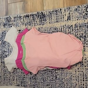 Maternity T shirts, small, set of 4